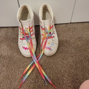 Rainbow color unicorn sneaker
